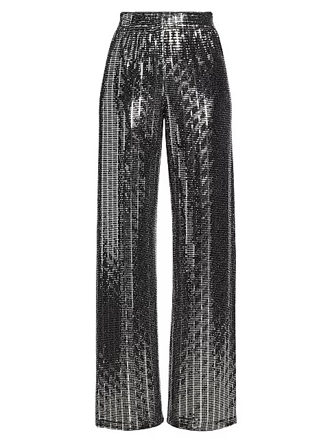 Elba Sequined Wide-Leg Pants | Saks Fifth Avenue