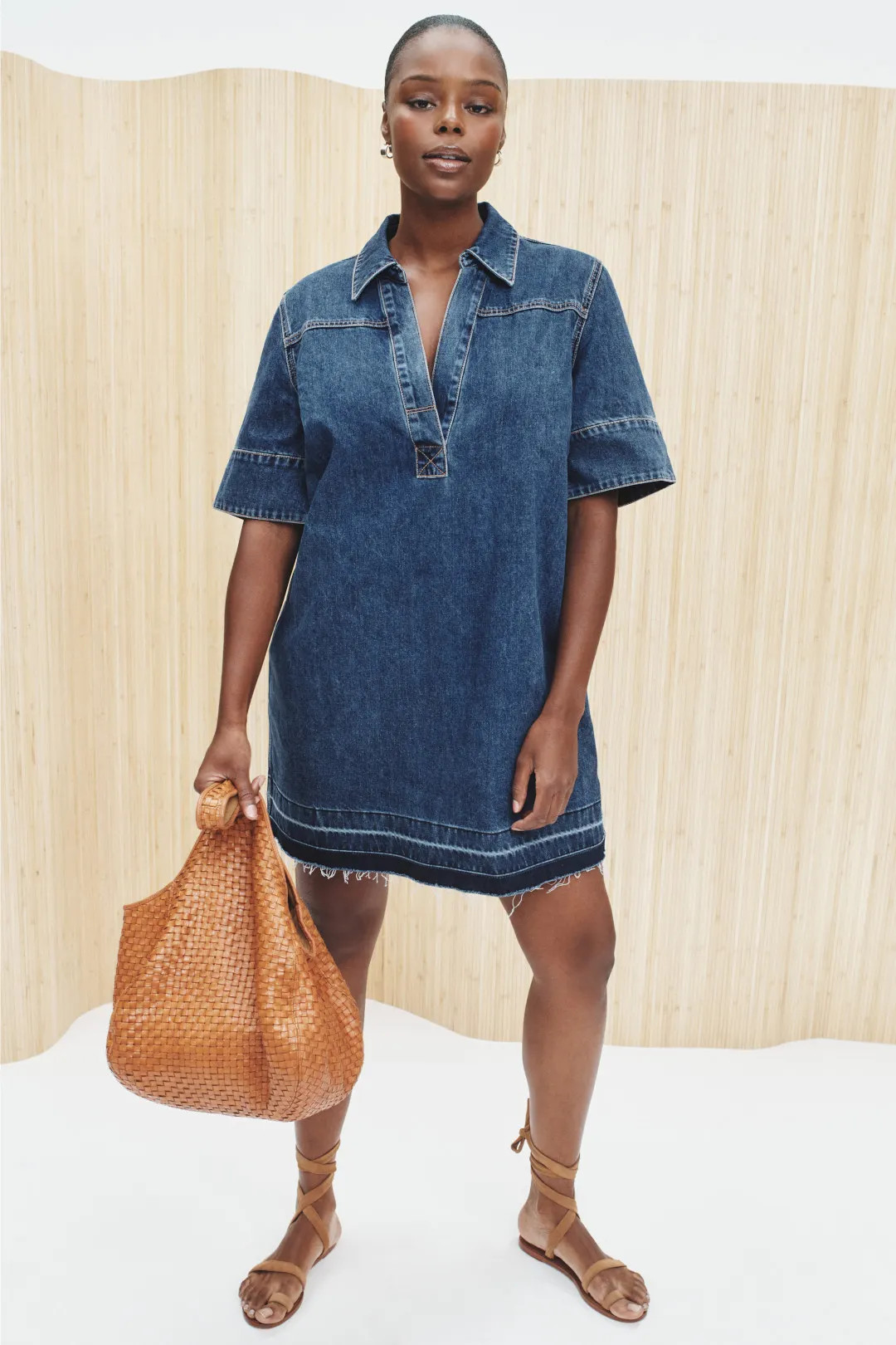 Felice Denim Mini Dress | Rent the Runway