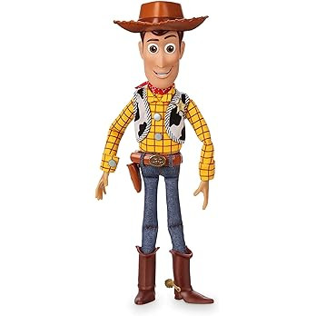 Disney Store Official Sheriff Woody Talking Action Figure from Toy Story, Features Sounds and Phr... | Amazon (US)