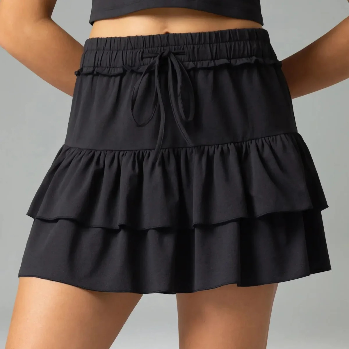 Sorona 3-Layer Ruffle Skirt w/ Built-In Anti-Exposure Short | Colorfulkoala Affiliate Program