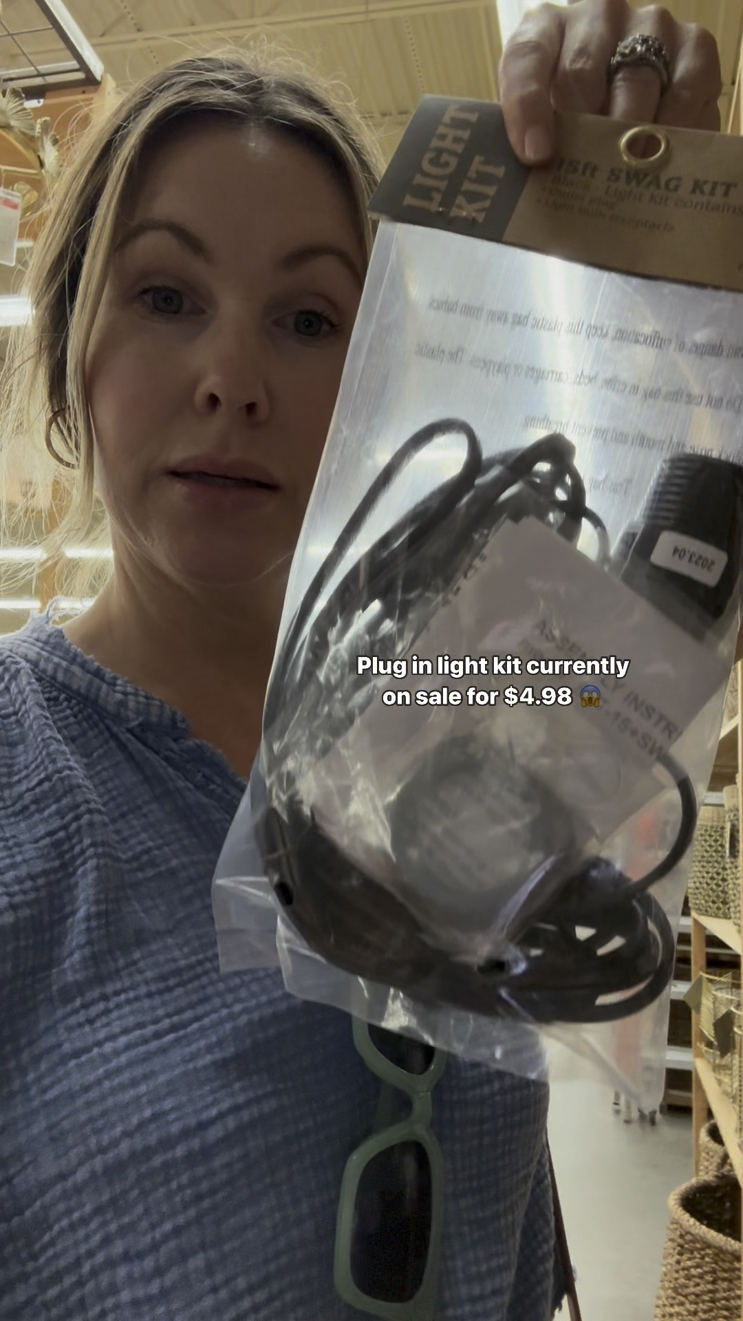 Outdoor pendant diy!  Look for less!  World market plug in light kit is currently on sale for $4.98 for the 15’. I also linked flex clear seal to spray on any basket you could use to create a beautiful pendant light-
Outdoor lighting, outdoor decor, diy lighting, home decor, 

#LTKHome #LTKVideo #LTKSaleAlert