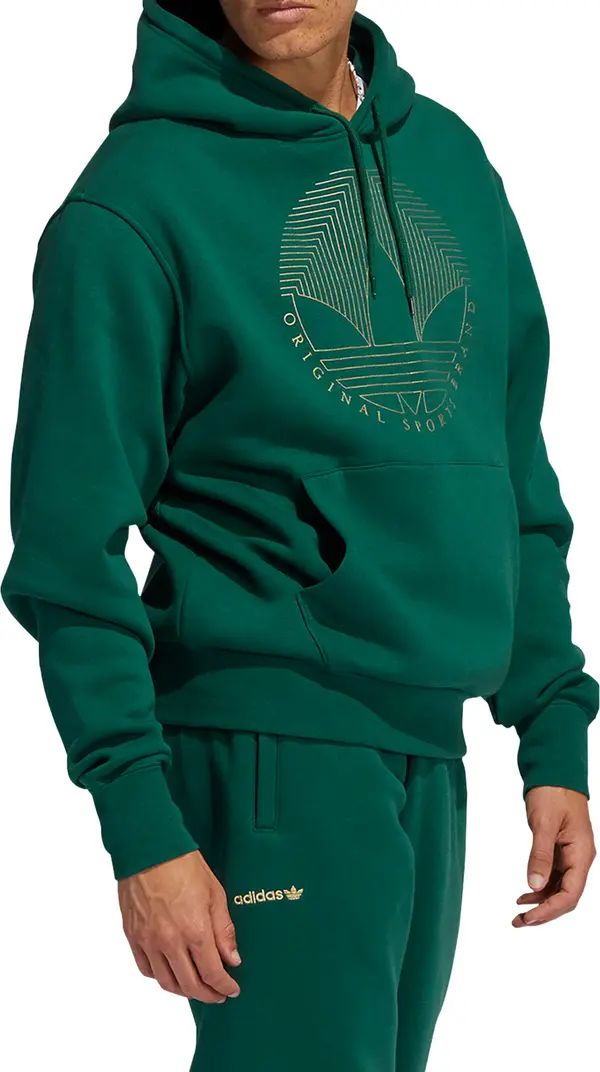 adidas Originals adidas Deco Trefoil Cotton Graphic Hoodie | Nordstrom | Nordstrom Canada