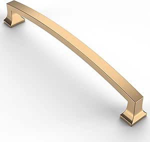 Asidrama 10 Pack 7 Inch(177mm) Hole Centers Champagne Bronze Kitchen Cabinet Handles,Cabinet Pull... | Amazon (US)