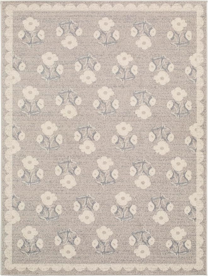 Livabliss x Jenni Yolo Home Louise Modern Area Rug, 2'7" x 7'3", Slate/Ivory | Amazon (US)