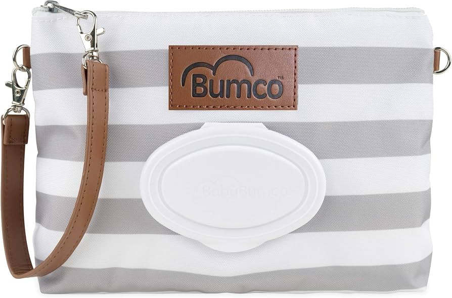 Bumco Diaper Clutch - Portable Wipes Dispenser & Baby Travel Essential, Airtight Baby Wipes Dispe... | Amazon (US)