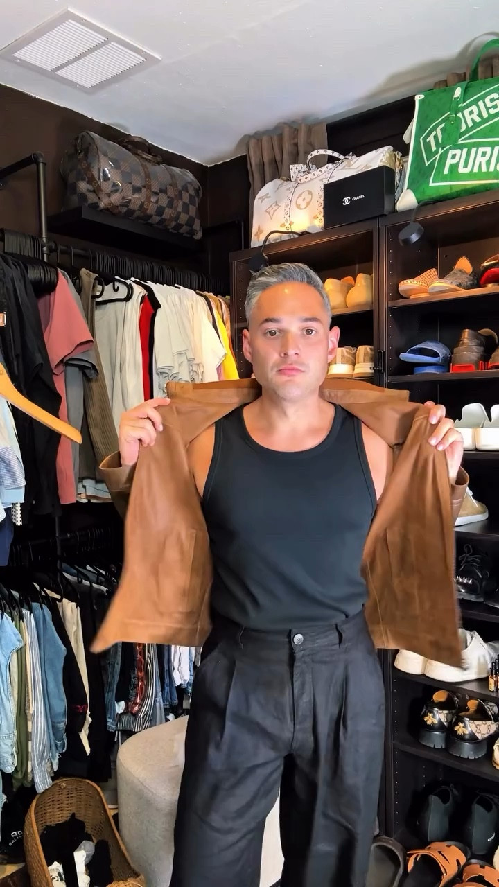 Leather and linen 🤏🏼 🍁 🤏🏼 

🍂 Fall is just around the corner! Get fall season ready with @overlandsheepskin  #partner 

No matter which side you wear the Lawrence reversible leather jacket, you’ll appreciate its handcrafted fit and inimitable texture – one that’s soft-to-the-touch, goatskin suede, and the other that’s smooth Nappa. No matter how you wear it, its stand-up collar and tailored fit give the Lawrence just enough attitude to make it stand out.

• Reversible goatskin suede leather jacket
• Metal zip front with leather pull tab
• Expertly tailored fit
• 2 slip pockets accessible from both sides
• Made in Turkey

#grwm #menstyle #myoverland #overlandsheepskin #mensfashion #fallfashion #menswear #explorepage

#LTKMens #LTKSeasonal #LTKStyleTip