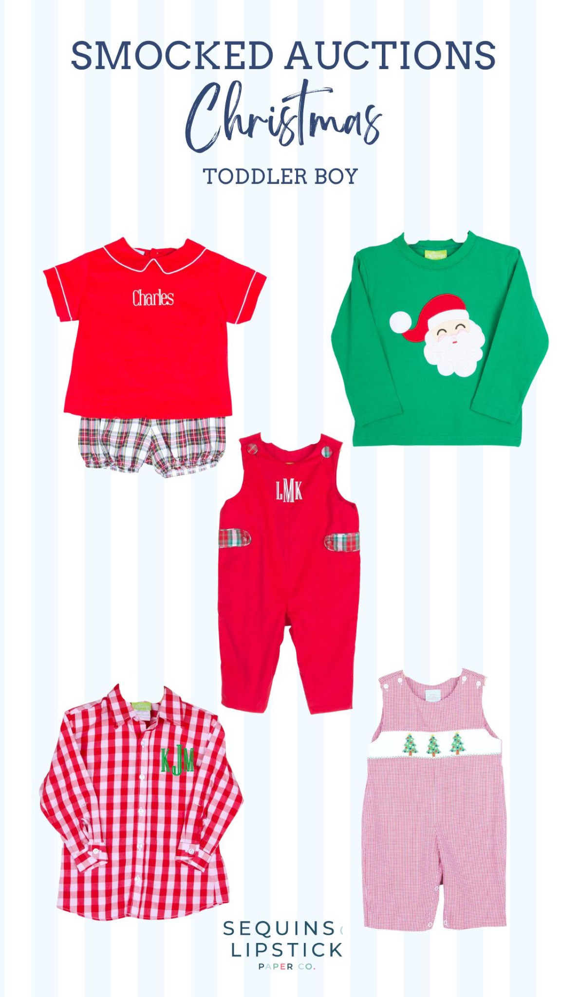 Smocked Auctions toddler boy Christmas looks. Adorable holiday looks for the sweet boy in your life. 

#LTKGiftGuide #LTKkids #LTKSeasonal