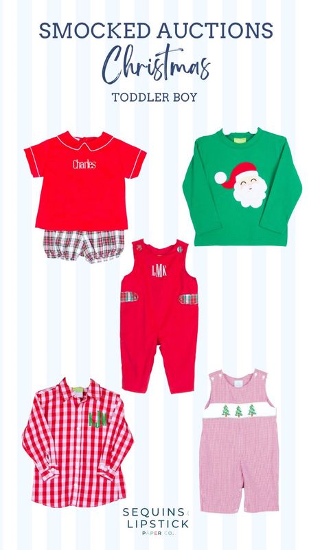 Smocked Auctions toddler boy Christmas looks. Adorable holiday looks for the sweet boy in your life. 

#LTKGiftGuide #LTKkids #LTKSeasonal