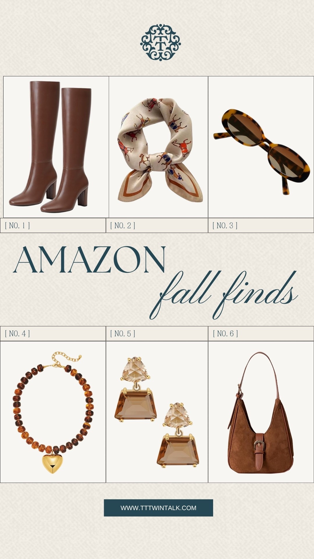 Our latest Amazon finds are giving us all the rich brown tones for fall. We found everything from knee-high boots and a suede shoulder bag to tortoise sunglasses, statement earrings, and jewelry that can be mixed into so many outfits. These Amazon accessories are perfect for putting together a warm brown fall look.

#LTKSeasonal #LTKOver40 #LTKMidsize