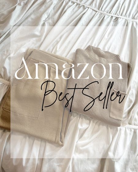 Amazon best seller! This is the free people dupe matching set everyone on TikTok has been raving about. I ordered a small and it fit tts! Super cozy! 
Amazon, amazon prime, free people dupes, amazon dupes, matching set, loungewear, casual outfit, workwear, work outfits, neutral style, neural fashion, summer fashion, lounge set, best of amazon, amazon best sellers, TikTok, amazon must haves, joggers, knit, vacation wear, travel outfit, airport outfit, summer outfits 

#LTKFind #LTKunder50 #LTKSeasonal