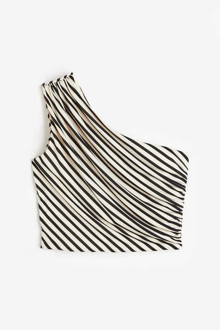 Gathered One-shoulder Top | H&M (US)