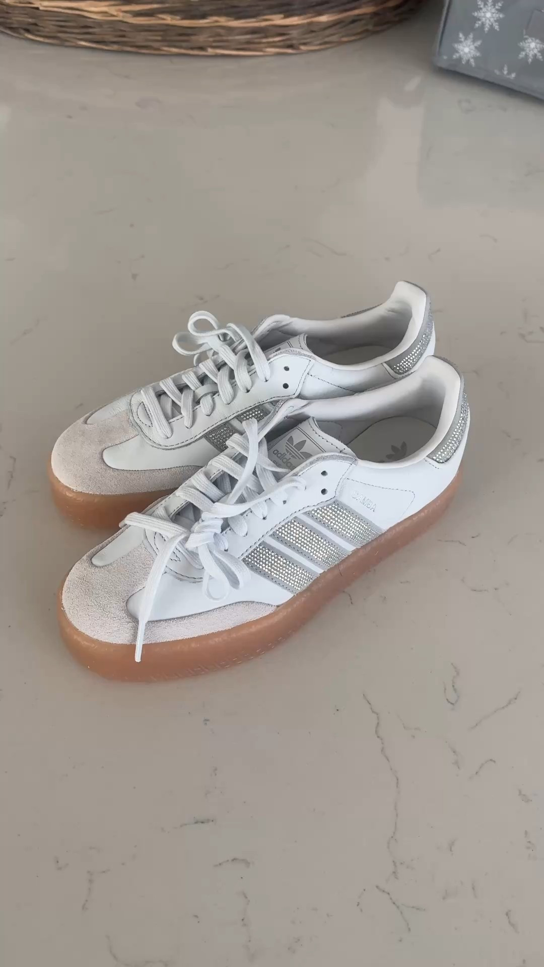 Rhinestone adidas tennis shoes 

#LTKOver40 #LTKHoliday #LTKGiftGuide