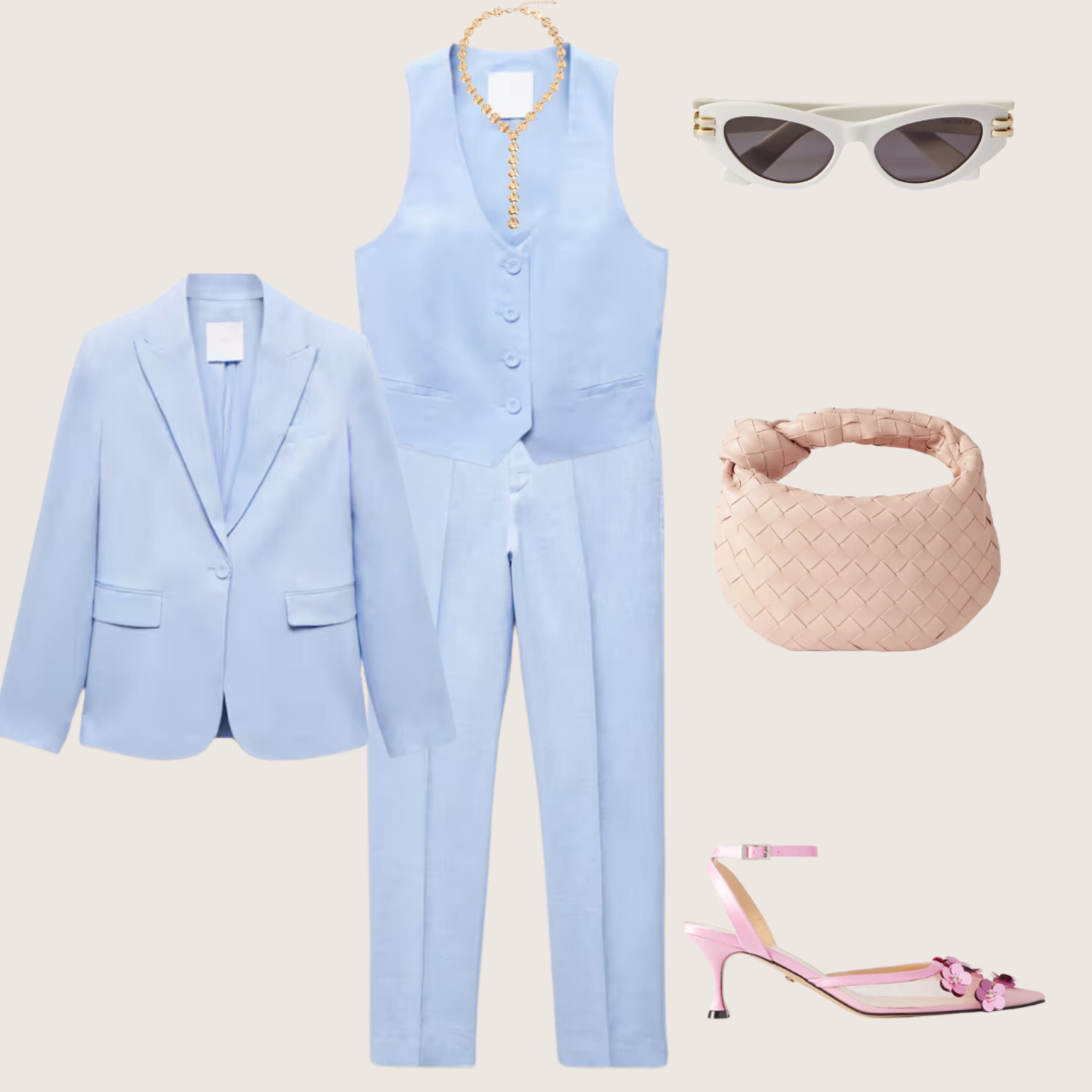 WHAT TO WEAR TO YOUR NEXT EVENT - You might have a suit in your wardrobe you only wear for important work meetings or a bright-coloured suit you once bought on a whim because your favourite influencer told you to buy it.⁠
⁠
This can be the time to give the suit a fun chance!⁠
⁠
Wear it with things you wouldn’t necessarily wear with a suit, like a pair of embellished flats or a statement evening bag. You can even skip the top and just buttoned your blazer showing your décolletage, wear something very simple like a silk cami top or something very outrageous like a ruffled strapless top.⁠

#LTKspring #LTKwedding #LTKeurope