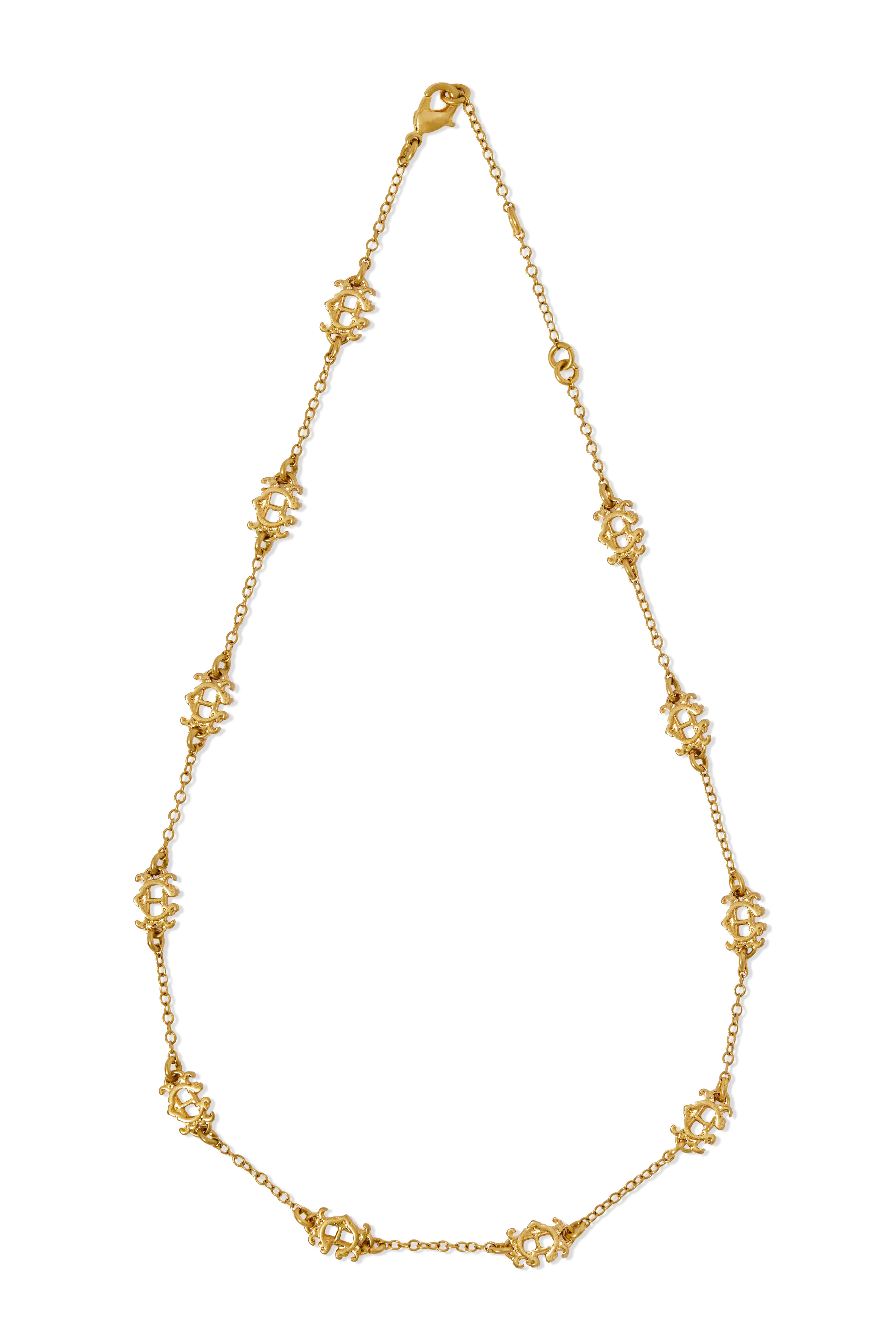 Fine Heraldic Necklace (Vintage Gold) | Holland Cooper