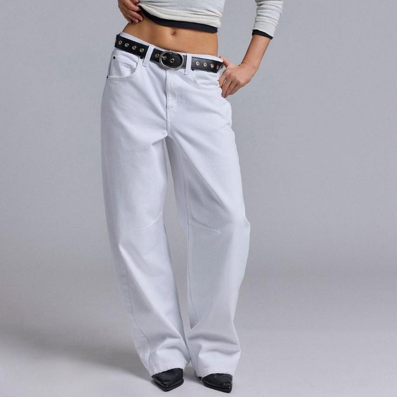 BDG Women's Jeans - White - 32 | Depop US