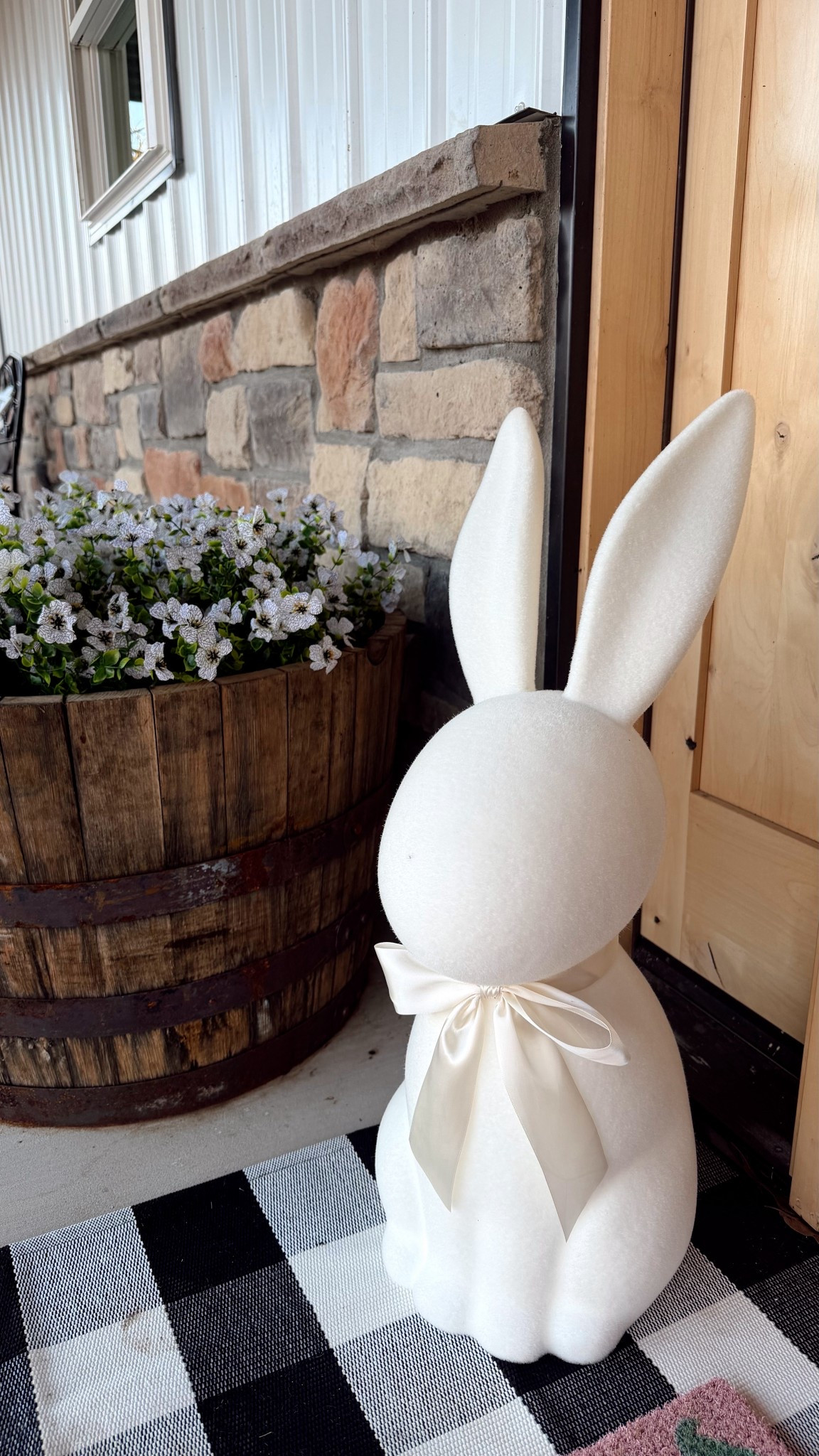 These bunnies are HUGE, velvet and perfect decor for Easter! 🐣 Comes in multiple colors #LTKEaster 

#LTKHome #LTKSaleAlert #LTKSeasonal