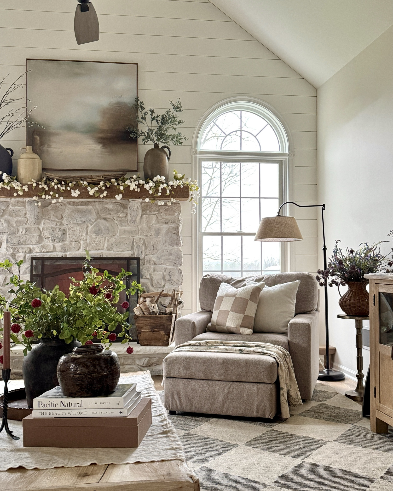 Home styling! Lots of sales going on now! 

Art above fireplace from Art Explore. Accent chair, ottoman and brown sofa from Best Home Furnishings. Unable to link  

#LTKHome #LTKSaleAlert