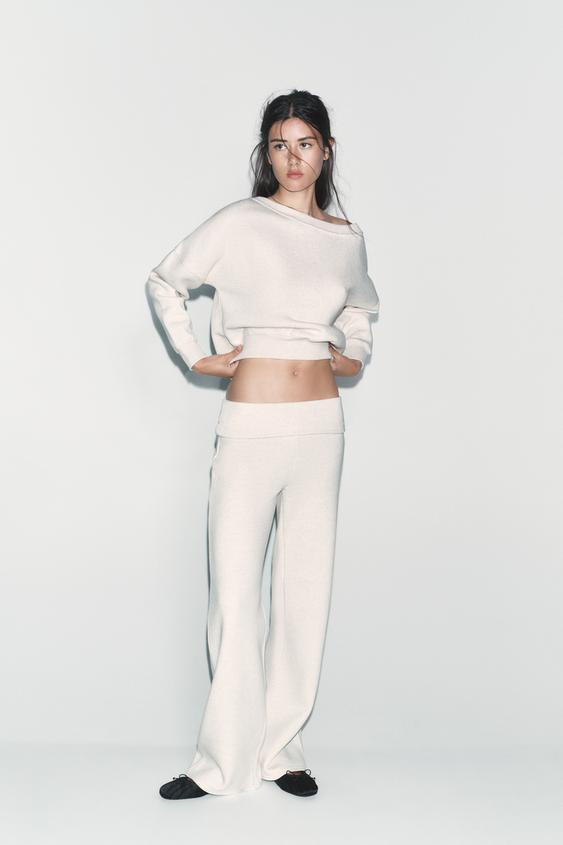 CUFFED WAIST PANTS | Zara US