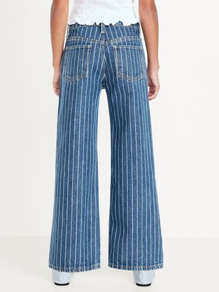 Printed High-Waisted Baggy Wide-Leg Jeans for Girls | Old Navy (US)