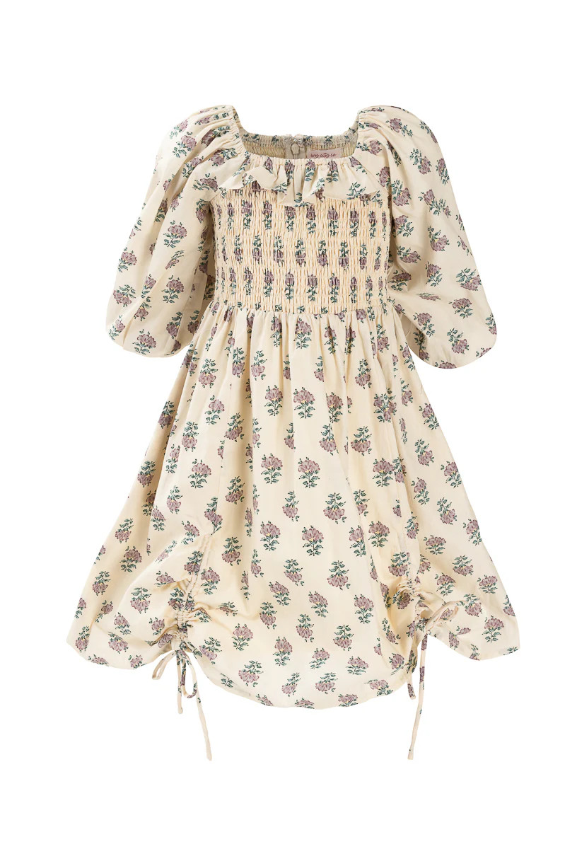 Mini Lettie Dress in Purple Floral | Ivy City Co