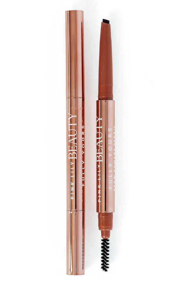 Pink Lily Beauty Fully Yours Brow Pomade Pencil - Deep Brown | Pink Lily