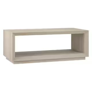Meyer&Cross Tannen 47.5 in. Alder White Rectangle MDF Top Coffee Table CT2002 - The Home Depot | The Home Depot