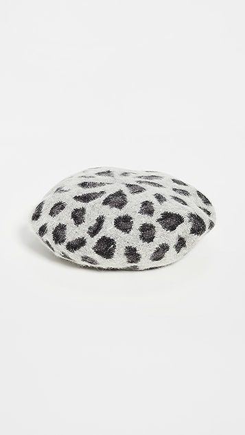 Knit Leopard Beret | Shopbop