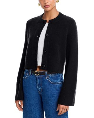 100% Cashmere Cropped Wide Sleeve Crewneck Cardigan - Exclusive | Bloomingdale's (US)