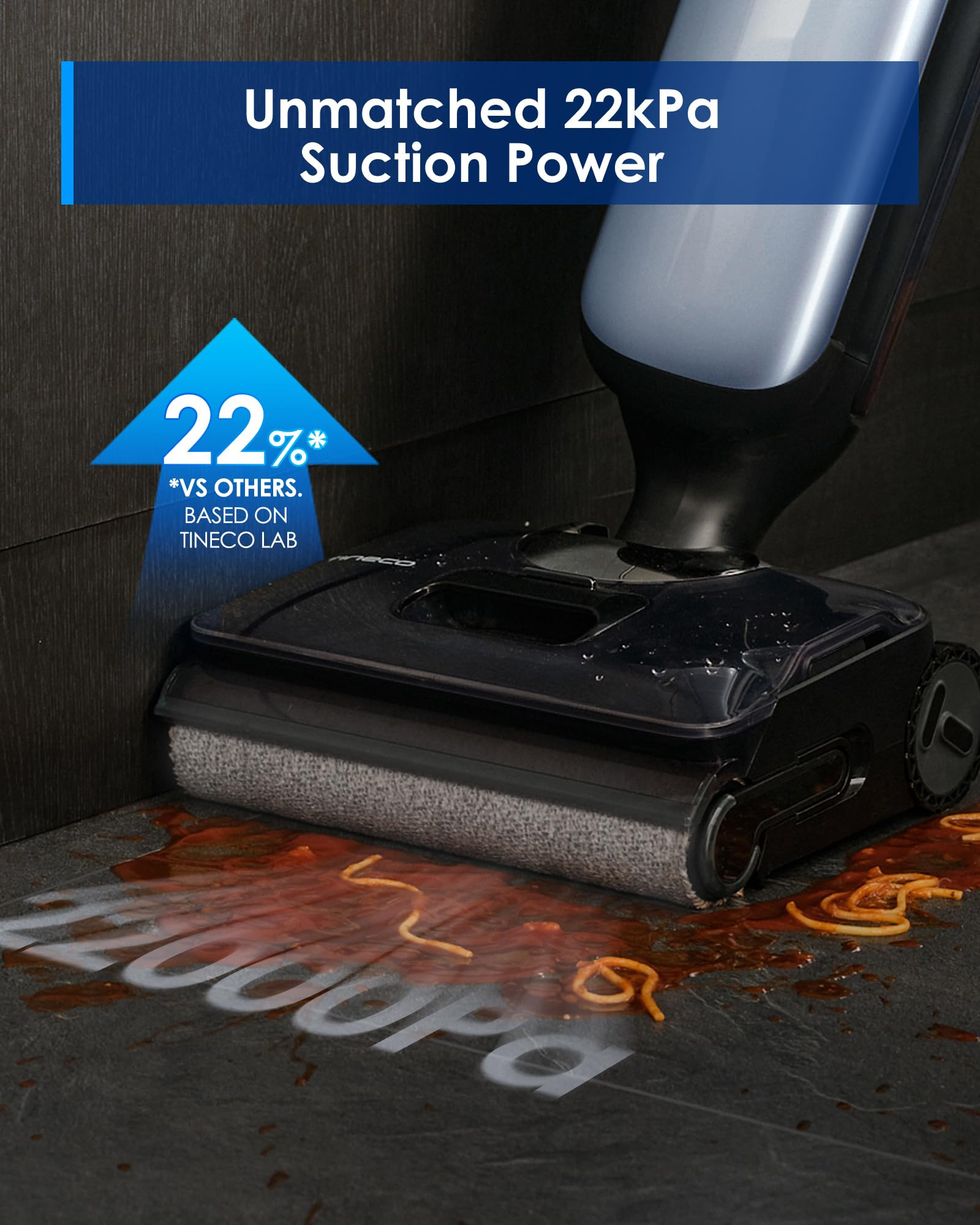 Tineco Floor One S9 Artist Pro Wet Dry Vacuum Cleaner, 22kPa Suction, 360° SmoothDrive, Anti-Tan... | Amazon (US)