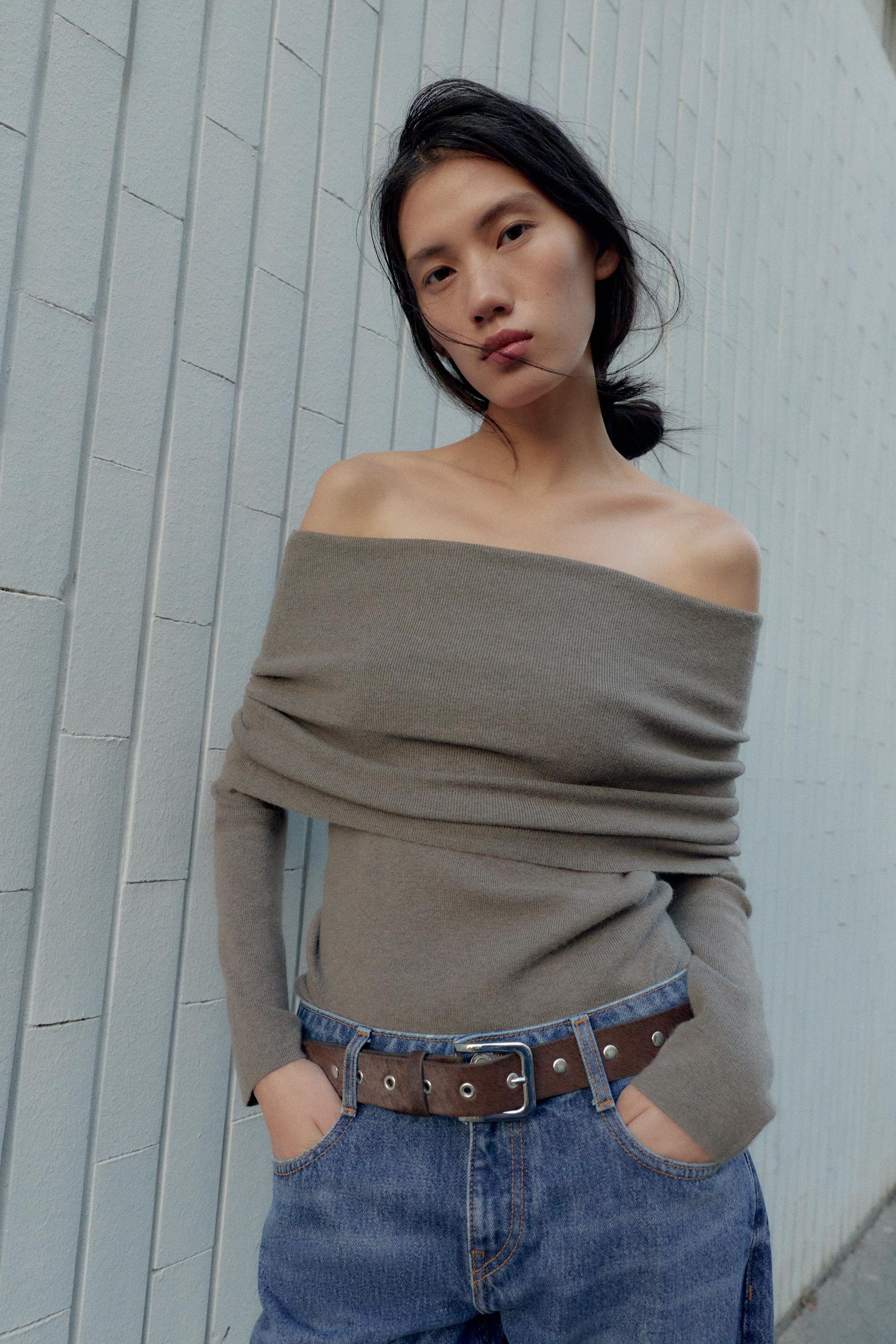 RUCHED STRAPLESS KNIT TOP | Zara US