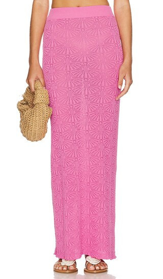 SNDYS Josefina Maxi Skirt in Pink. - size XL | Revolve Clothing (Global)