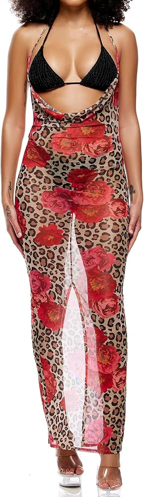 Forplay Women's Amalfi Mesh Pool Maxi Dress | Amazon (US)