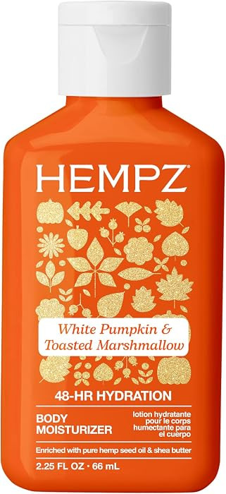 Hempz Mini Body Moisturizer, Pumpkin & Toasted Marshmallow, 2.25 fl.oz. | Amazon (US)