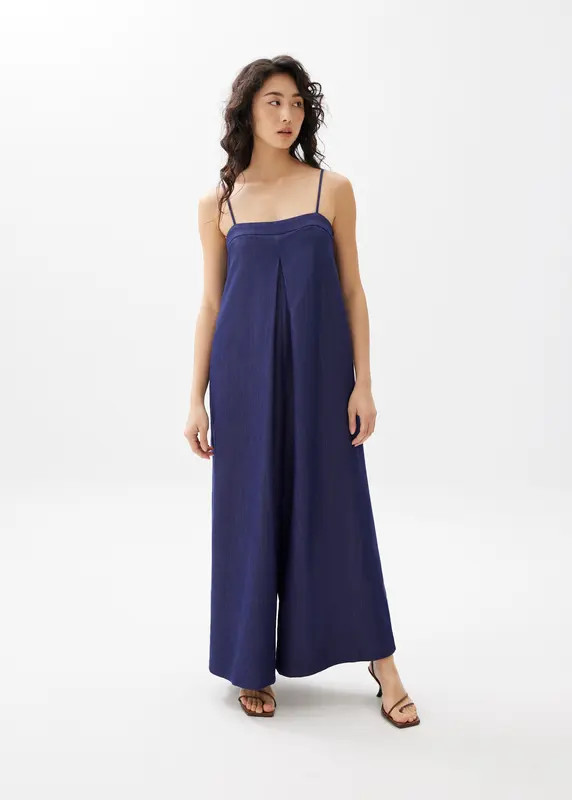 Straight Neck Wide Leg Jumpsuit | Love, Bonito USA