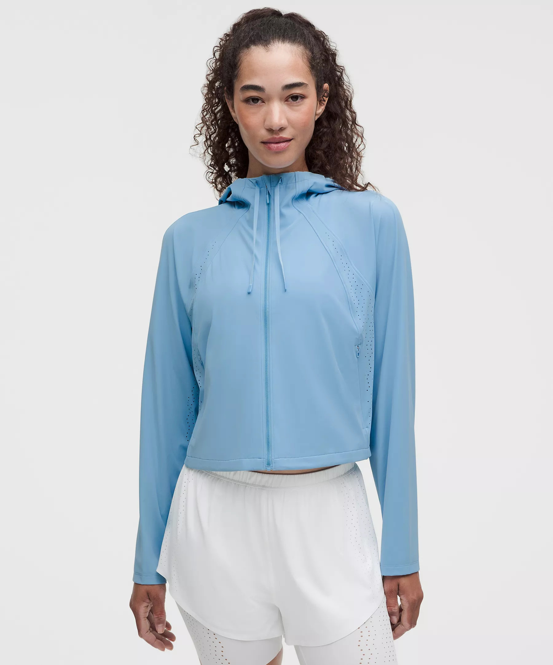 Sleek Perforated Running Jacket | Lululemon (US)