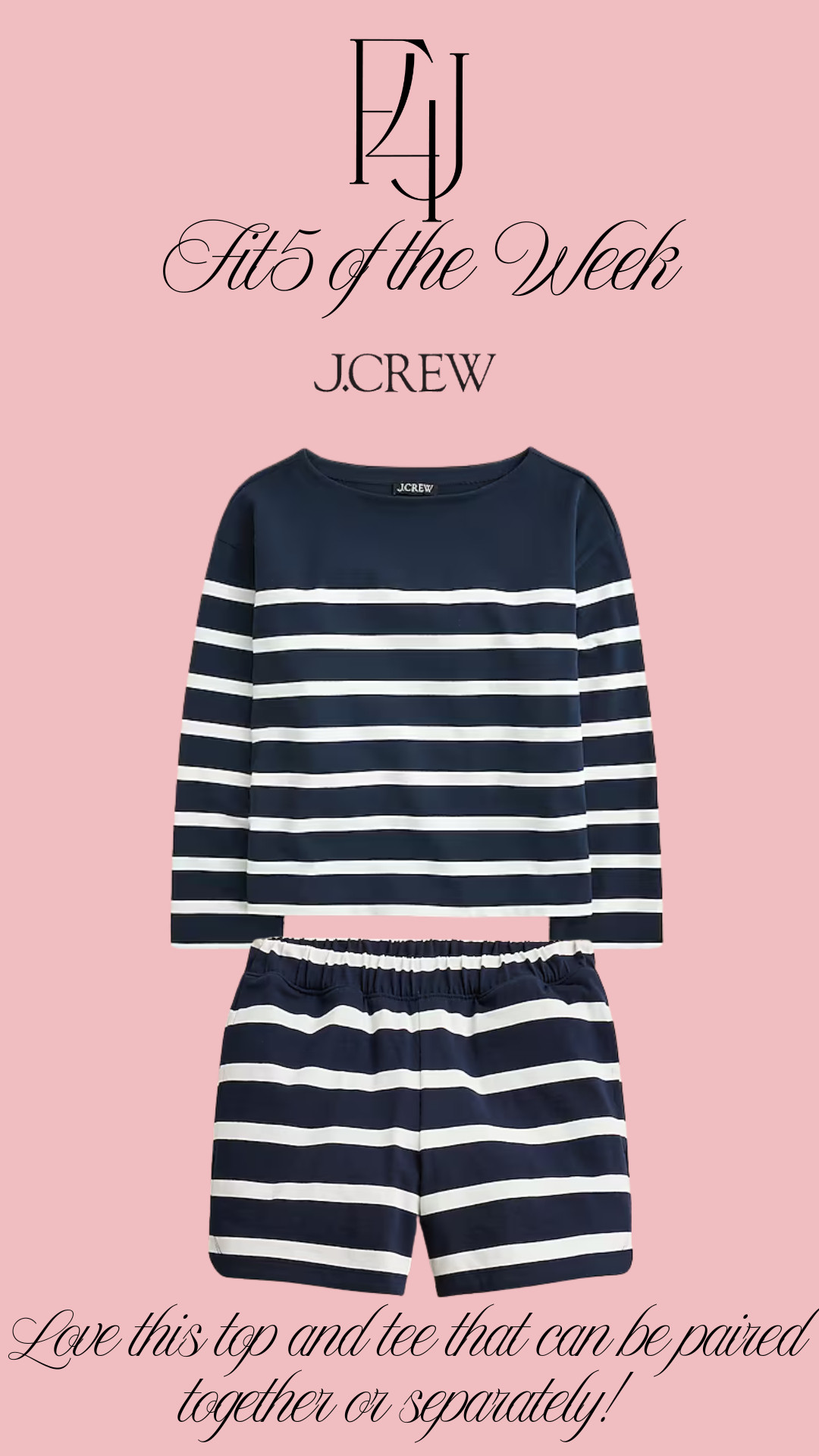 I love this set, and have it in 2 colors! Great to pair together or separately!

Fit4Janine, J.Crew, Tee, Shorts, Stripes 

 #LTKSeasonal #LTKStyleTip
