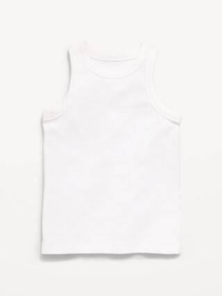 Fitted Ribbed Tank Top for Girls | Old Navy (US)