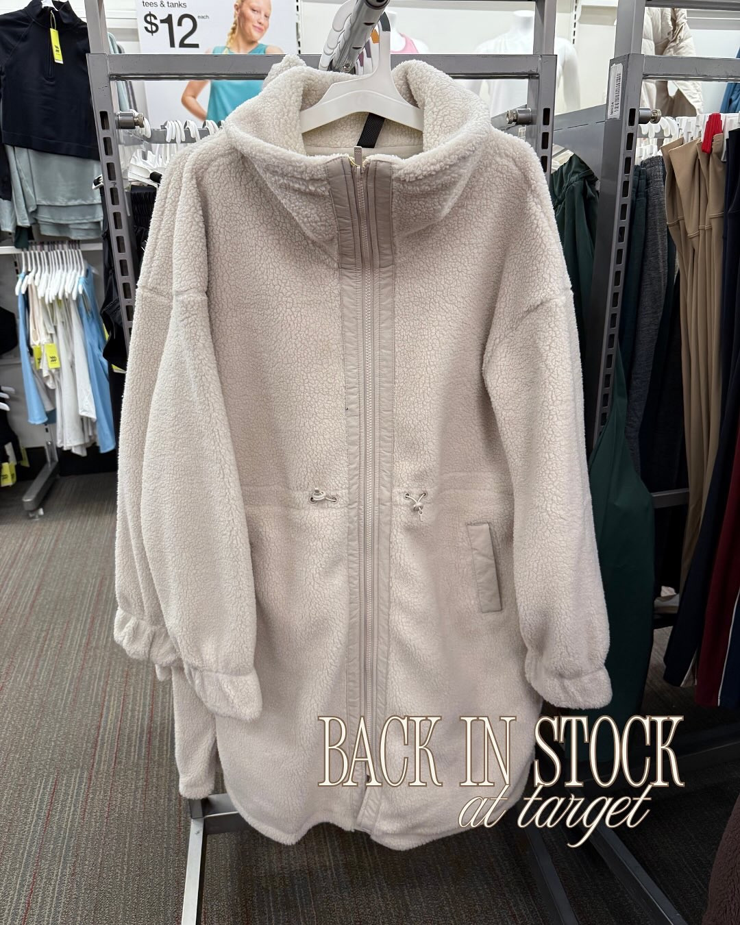 This is worth the double post I checked online this morning and our fav jacket is restocked in some sizes and available to ship! Say JACKET below for the 🔗 HIGH SELLOUT RISK AGAIN!! Check the last slide for sizing info

follow @tarjaymaxx for more #target + #tjmaxx finds🫶🏼

#targetstyle #targetfinds #targethaul #targetfashion #targetmusthaves #targetlove #targetlover target finds, target haul, target must haves #activewear #athleisurestyle #athleisurewear