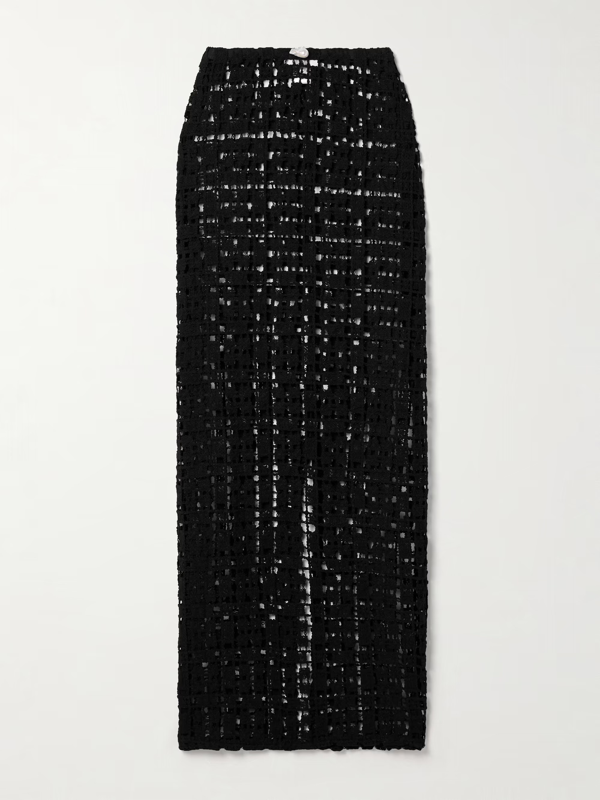 Sun embellished crocheted cotton maxi skirt | NET-A-PORTER (US)