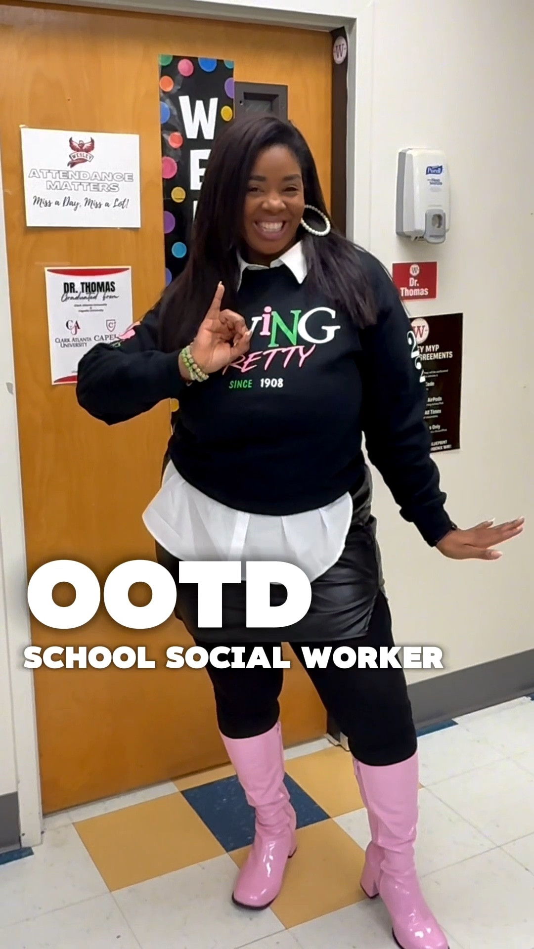 Founder’s week OOTD as a school social worker! 🩷💚

#LTKPlusSize #LTKWorkwear #LTKgrwm