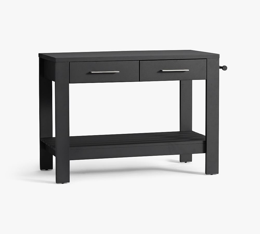 Malibu Metal Outdoor Kitchen Island | Pottery Barn (US)