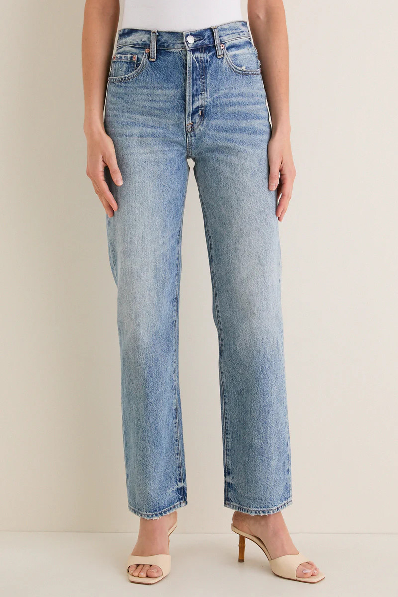 Serpentine Vintage Cassie Super High Rise Straight | Tuckernuck (US)