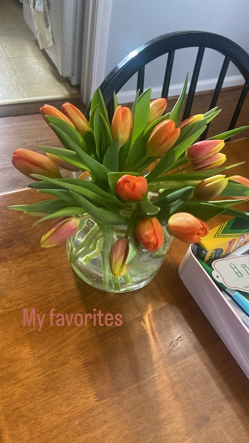 Flowers - I tried to make this arrangement was layered tulips; I probably could’ve used a few more stems, I’ll keep that in mind for next time. 


#flowerarrangement #tulips #flowers

#LTKHome