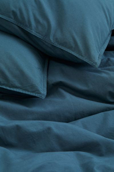 King/Queen Cotton Duvet Cover Set | H&M (US + CA)