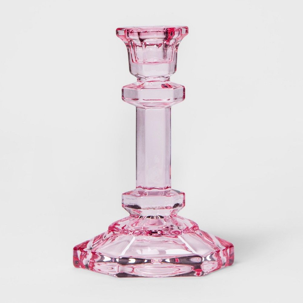 Candle Stick Holder Small - Pink - Opalhouse | Target