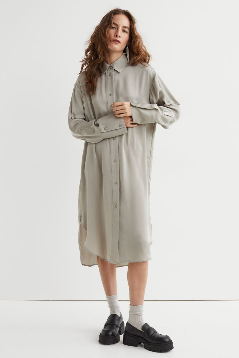 Oversized Shirt Dress | H&M (US + CA)