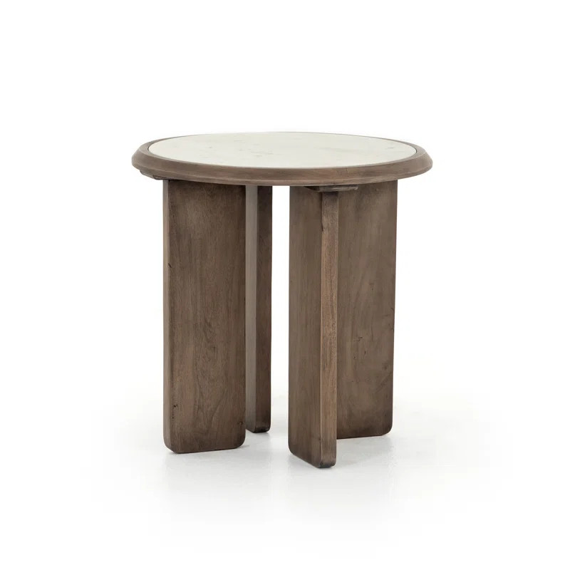 Delton Marble Top End Table | Wayfair North America