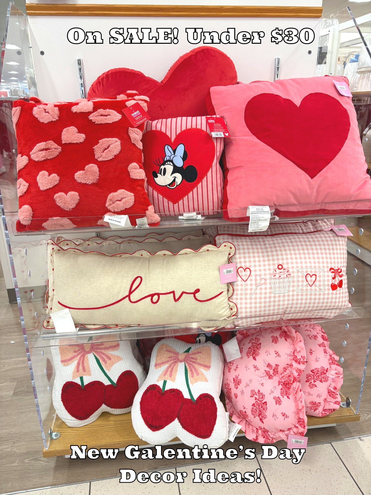 Celebrate Together Valentine's Day Graphic Pink & Red Heart Throw Pillows #kohls #valentinepillows #galentinespartydecor

#LTKValentine #LTKHome #LTKSeasonal