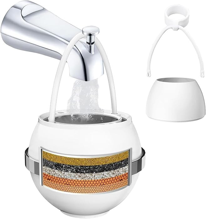 Bath Filter for Tub Faucet,Bathtub Kinder Water Filter,Hard Water Softener,Remove 99% Contaminant... | Amazon (US)