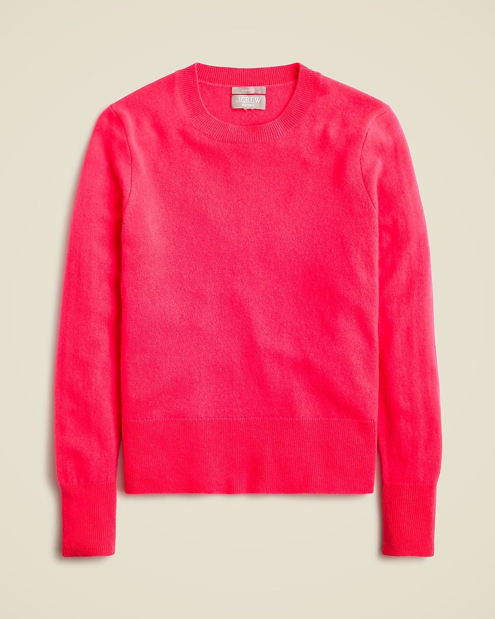 Cashmere classic-fit crewneck sweater | J. Crew US